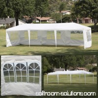 BELLEZE 10' x 30' Foot Outdoor Canopy Party Tent Removable Walls Pop Up Gazebo Heavy Duty Wedding Cover Blue